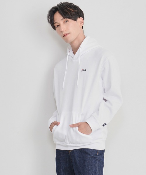 FILA パーカー 「FILA/フィラ」ワンポイント ロゴ刺繍 裏起毛