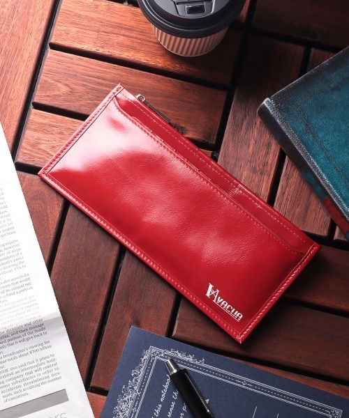 VACUA（ヴァキュア） 財布 カードケース付き極薄光沢スマート長財布