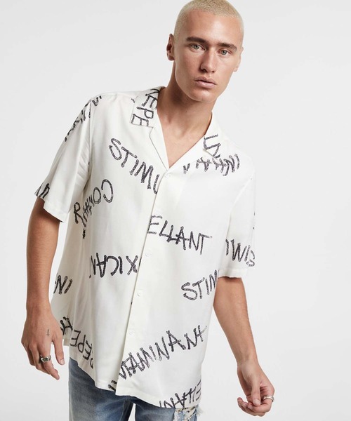 Ksubi（スビ） シャツ KSUBI INTOXICANT RESORT SS SHIRT WHITE