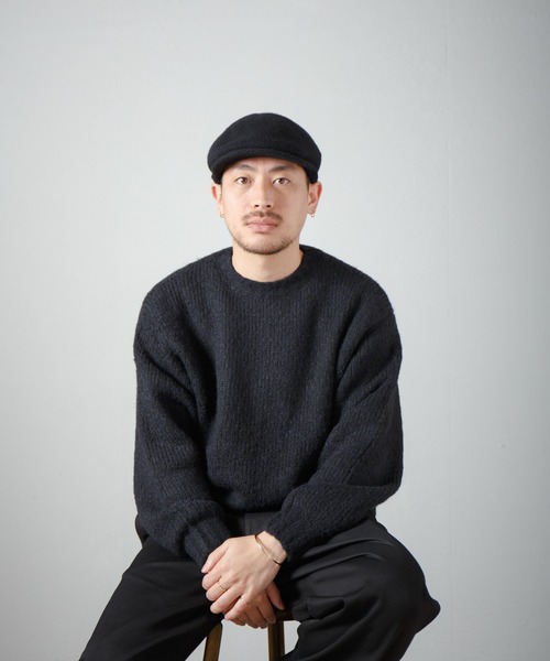 RACAL（ラカル） 帽子 ベレー帽 Wool Knit Hunting / ウールニット