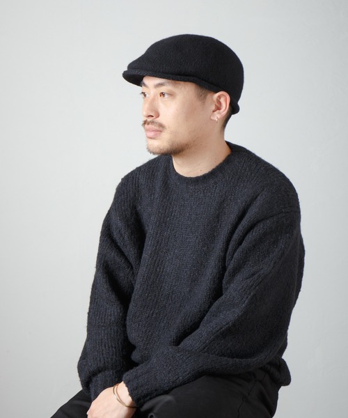 RACAL（ラカル） 帽子 ベレー帽 Wool Knit Hunting / ウールニット