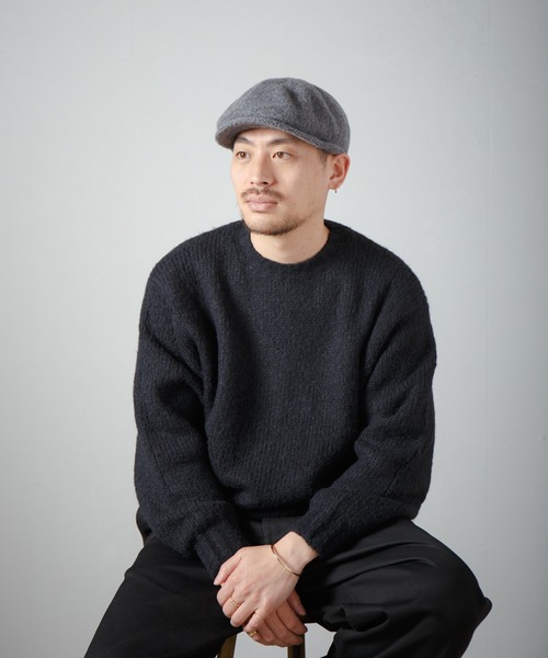 RACAL（ラカル） 帽子 ベレー帽 メンズ Wool Knit Hunting / ウール