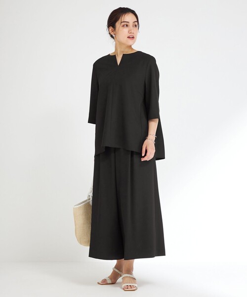 23区 パンツ 「Lサイズ限定/洗える」ハイストレッチツイル