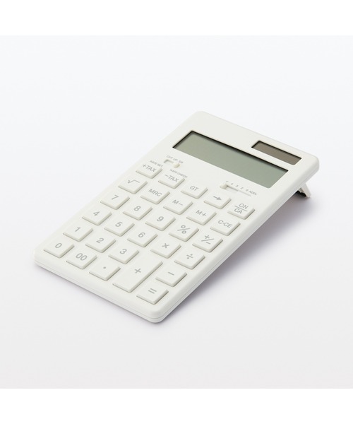 【廃盤】　無印良品　電卓　レア　丸ボタン 無印良品（MUJI） 文房具 電卓 12桁（KK−1154MS