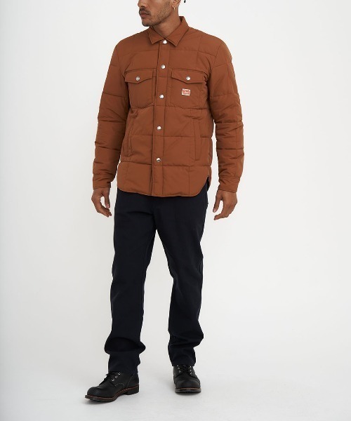  Padded Overshirt ブラック　XS Zip Through Overshirt(M 236：BLACK): | FRED PERRY JAPAN | フレッド