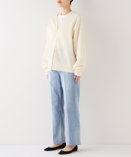 Plage sweat ニットカーディガン plage sweatニットカーディガン サックスブルー