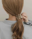 ヘアゴム ウェーブラインヘアカフセットの詳細画像4