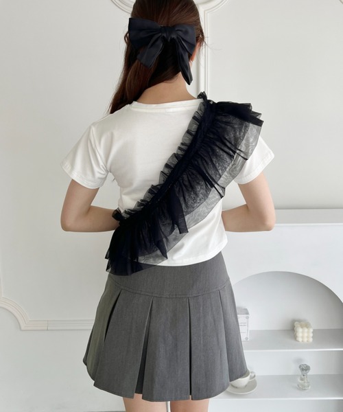 Loueme つけ襟 付け襟 マルチウェイチュール付けフリル : ZOZOTOWN 