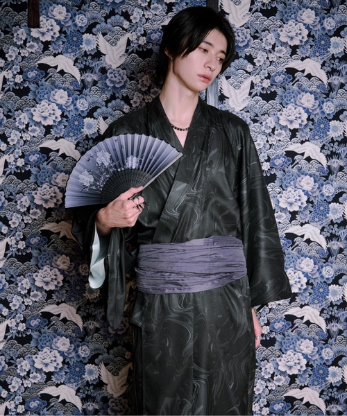 Ellno Loset 浴衣 アソート浴衣3点セット「浴衣＋兵児帯＋巾着