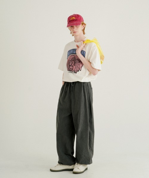 パンツ simple project LINEN TROUSERS SIMPLE PROJECT LINEN TROUSERS – Remold Lab