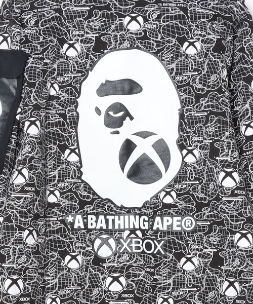 【匿名配送】A BATHING APE 総柄パーカー　Mサイズ A BATHING APE - ＊アベイシングエイプ BAPE ダイヤ 総柄 フ