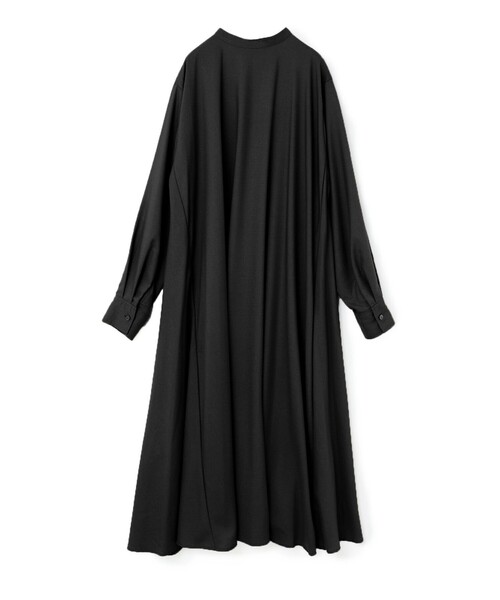 mizuiroind ワンピース mizuiro ind T/Rスタンドカラーフレア  