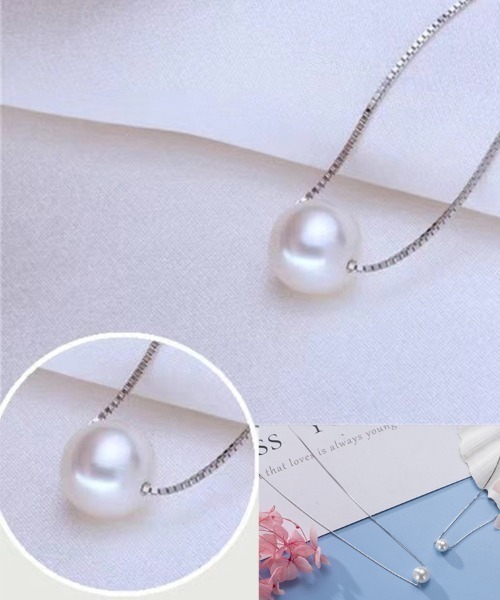 CC パール ネックレス VBPN260165XD 淡水パール ステーションネックレス｜ネックレス