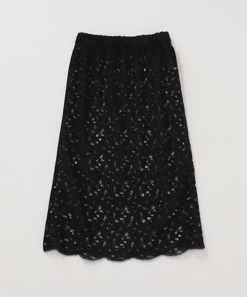 IENA Fluffy Woolレーススカート