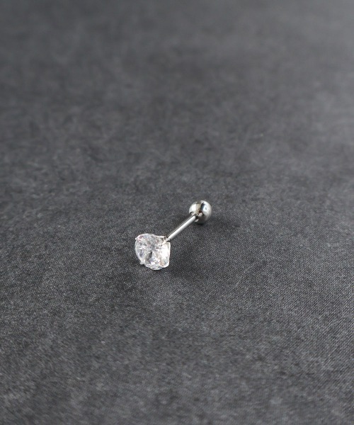 4INT. ピアス キュービック ボディピアス 16G (片耳用) / サージカル