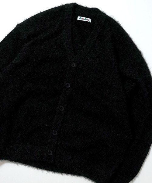 Soupy カーディガン 「Soupy Soupy」mohair like shaggy knit