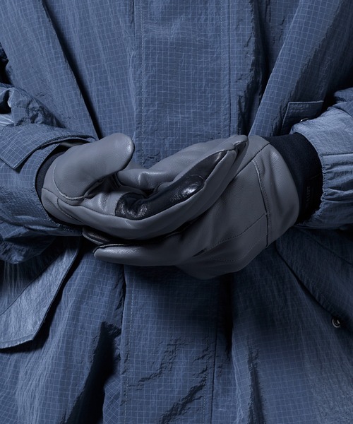 【正規店購入】アミパリス  手袋 HARRIS TWEED（ハリスツイード） 手袋 「SETUP7」スマホ対応レザー