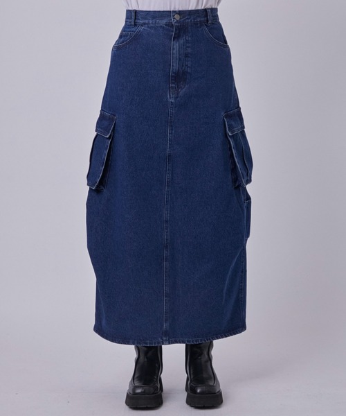 Ameri デニムスカート 「AMERI/アメリ」CONES BOSS BIG POCKET