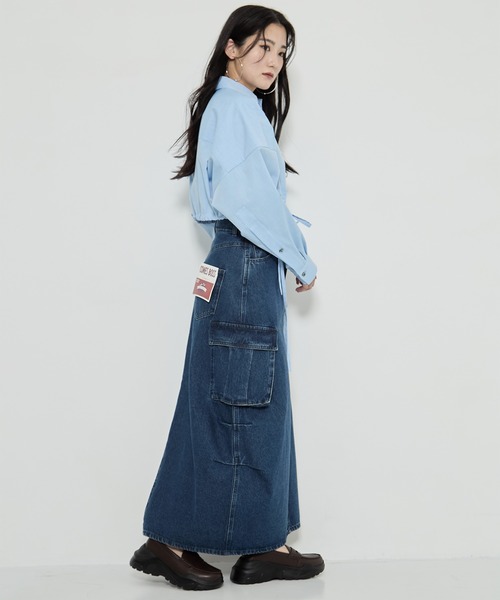 AMERIデニムスカート Ameri デニムスカート 「AMERI/アメリ」CONES BOSS BIG POCKET