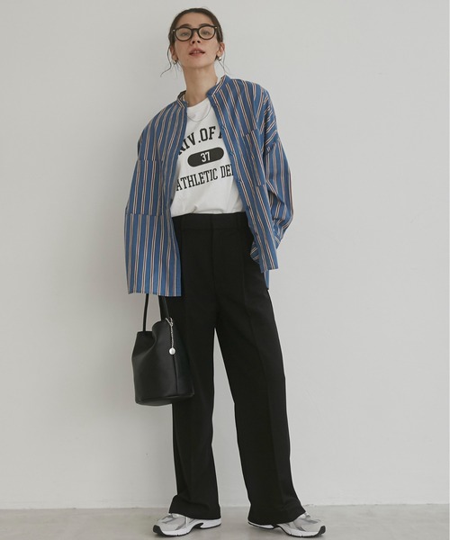 ANGIE tシャツ GILDAN カレッジロゴ オーバーサイズ プリント
