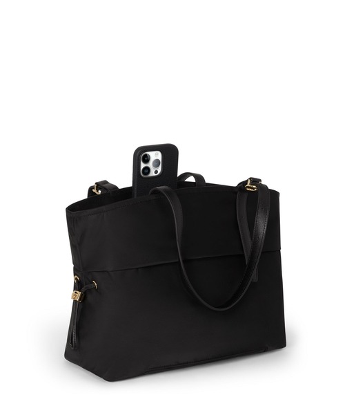 トゥミ　トートバッグ　美品 64003NVY クラークトート 黒 エッセンシャル ラージ イーストウエスト トートバッグ(トートバッグ