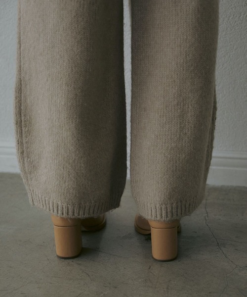 ETRE TOKYO パンツ コクーンシルエットニットパンツ レディース
