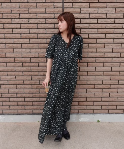 Sonia Fortuna ロング ワンピース クチュールバイロジータ ワンピース 花柄プリントロング