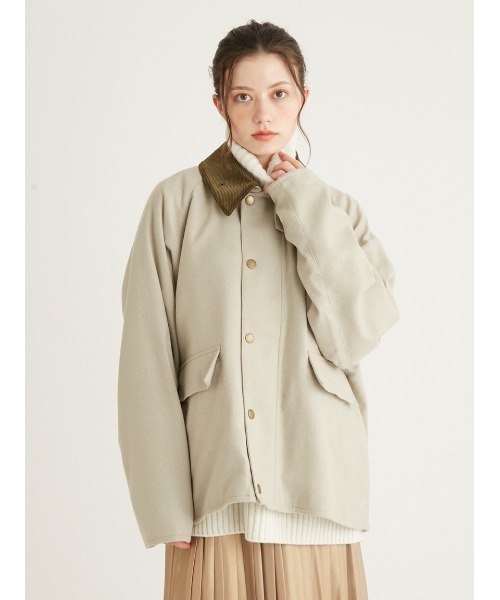 Barbour（バブアー） ジップアップブルゾン 42 グレー メンズ