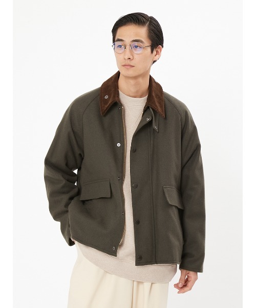 Barbour（バブアー） ジップアップブルゾン 42 グレー メンズ