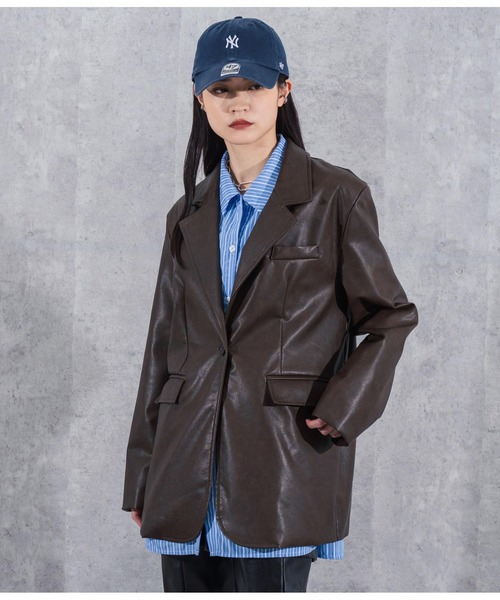 ANAP（アナップ） レザージャケット ライダース ヴィンテージ加工