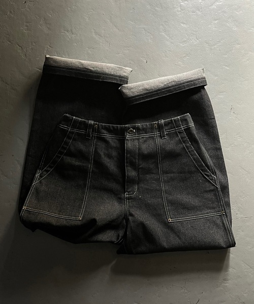 MandO リジットデニムベイカーパンツ MandO（nemne store） ジーンズ 「MandO」リジットデニム