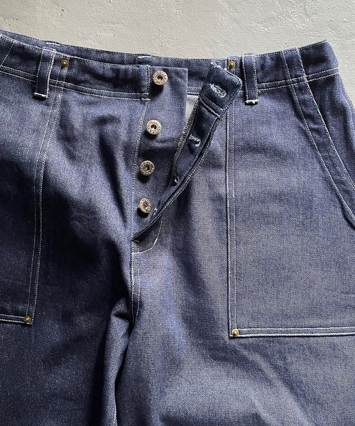 MandO リジットデニムベイカーパンツ MandO（nemne store） ジーンズ 「MandO」リジットデニム