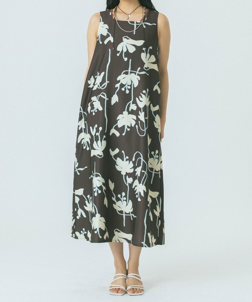 ROSE BUD（ローズバッド） ワンピース FLOWER PRINT DRESS : ZOZOTOWN