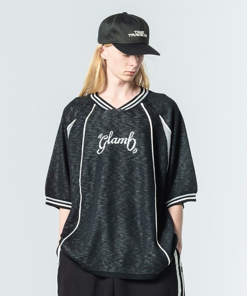 glamb フットボールユニフォームニット glamb（グラム） セーター ニット Football Uniform Knit