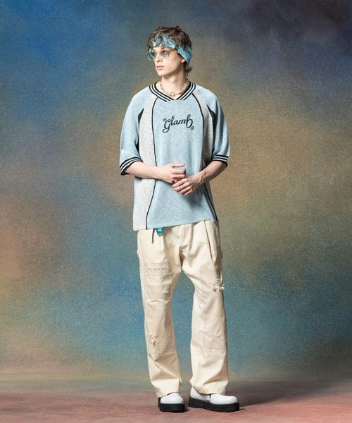 glamb（グラム） セーター ニット Football Uniform Knit