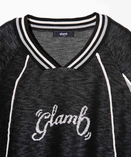 glamb（グラム） セーター ニット Football Uniform Knit