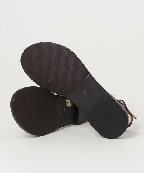 CORSO ROMA  サンダル　38 CORSO ROMA,9 「CORSO ROMA，9」 フラットサンダル 38 ブラウン