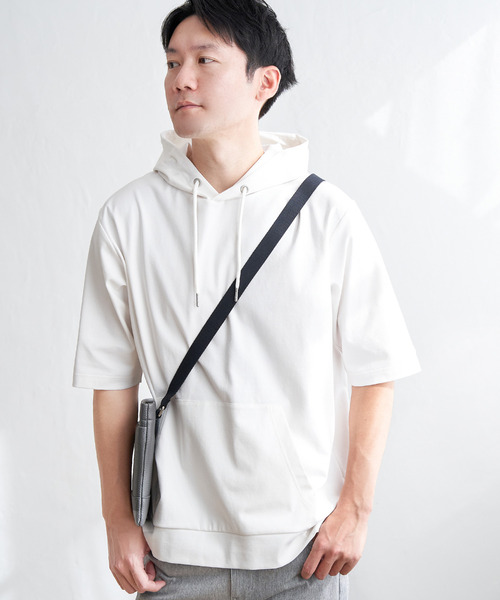 メンズパーカー（袖タイプ：七分袖）｜トップス｜ファッション