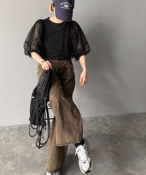 tシャツ ランタンスリーブチュール重ねプルオーバー レディース 楽天市場】【 クラシカルエルフ classical elf 】 tシャツ