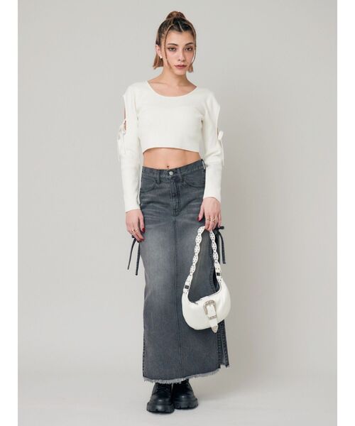 新品 EVRIS バックルデザインナイロンショルダーバッグ ハンドバッグ バックルデザインナイロンショルダーBAG｜エブリスの通販｜&mall