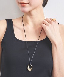 UNITED ARROWS ネックレス エッグシェイプコードネックレス