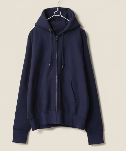 CAMBERネイビーフルジップパーカーCROSSKNITZIPPERHOODED CAMBER（キャンバー） パーカー CAMBER / Cross-Knit ZIPPER HOODED