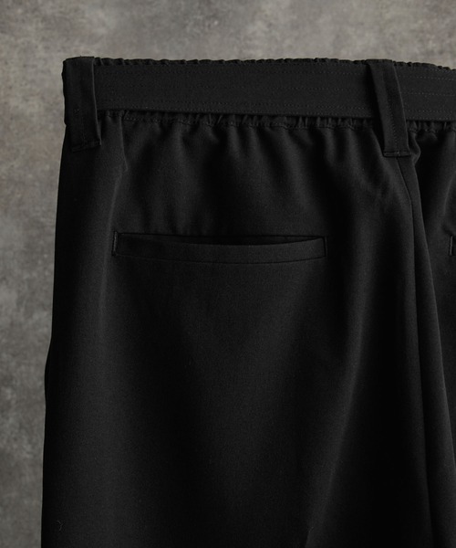 adrer 袴　スラックス　ブラック ADRER（アドラー）の「Three tuck wide snap『袴』pants/3