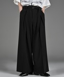 ワイドパンツ スラックス two tuck b...の詳細画像3