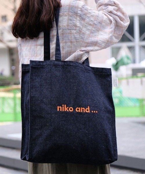 niko and… トートバッグ オリジナル ニコロゴネップトートバッグ