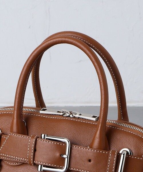 ショルダーバッグ バッグ 「OSOI」ZIP BROCLE MINI TAN