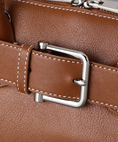 ショルダーバッグ バッグ 「OSOI」ZIP BROCLE MINI TAN
