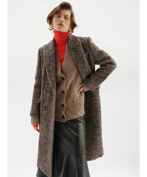 Mila Owen（ミラオーウェン） チェスターコート 1 ブラック レディース