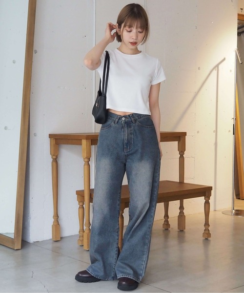 tiptop tシャツ 「選べる2サイズ」綿100％フライスTシャツ