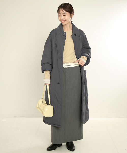 ★you★SLOBE IENA topthermo コート　カーキ36 SLOBE IENA（スローブイエナ） コート 36 カーキ レディース